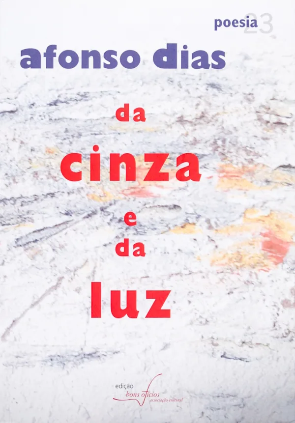Livro Da cinza e da luz